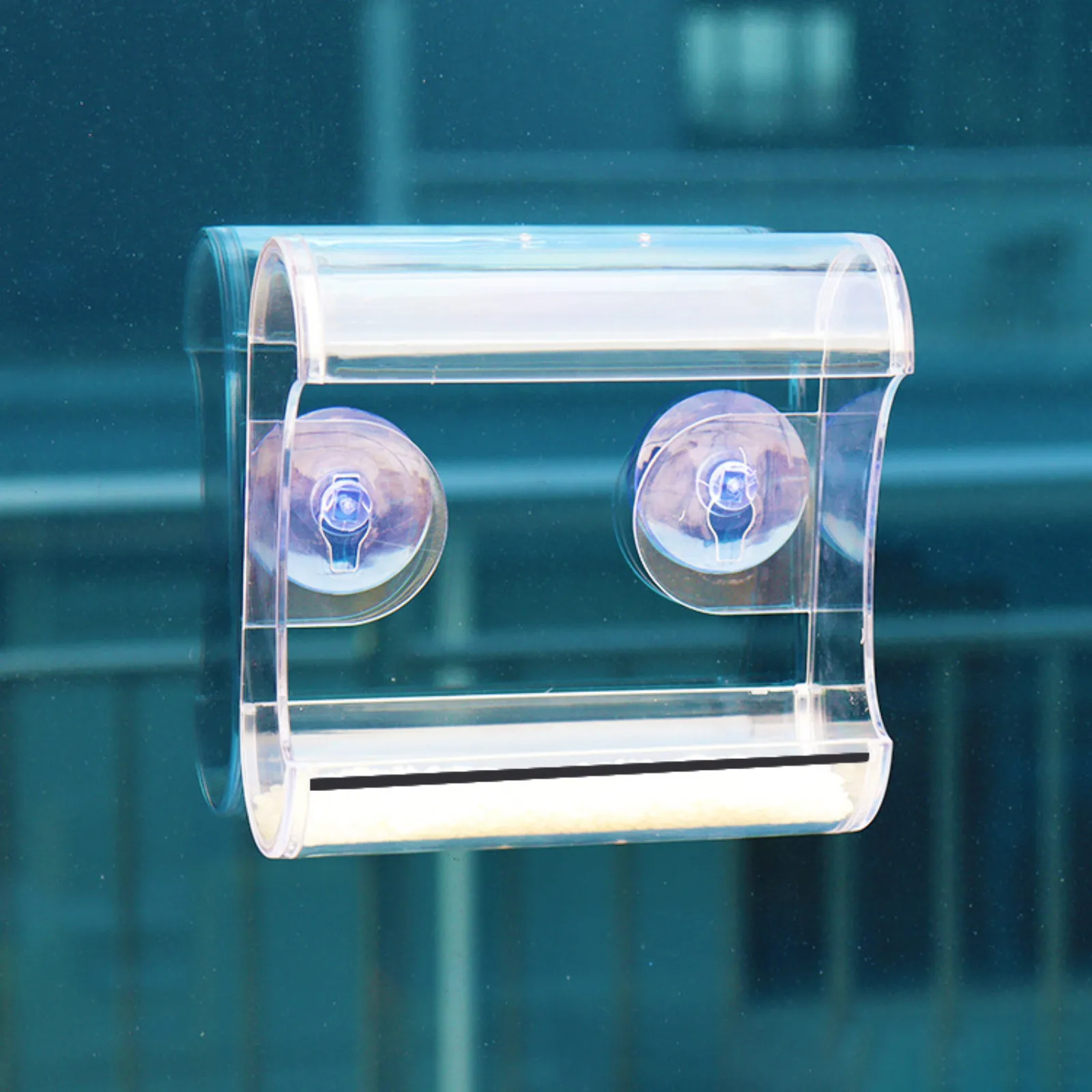 

Кормушка для птиц, акриловая прозрачная зернистая подставка, кормушка для домашних животных, присоска для установки дома