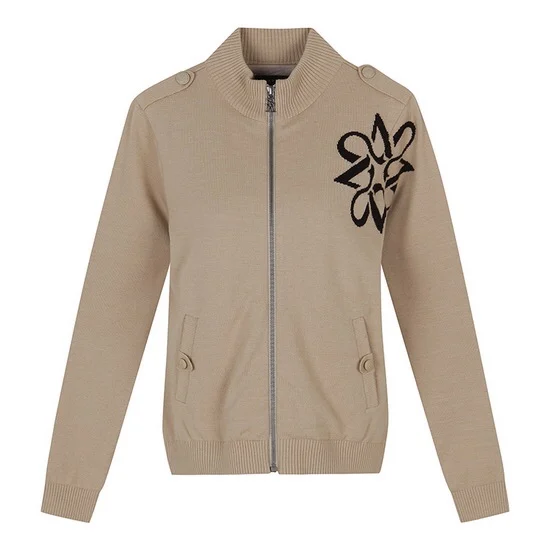 2022 Women's Long Sleeve Button Down Crew Neck Classic Sweater Knit Cardigan