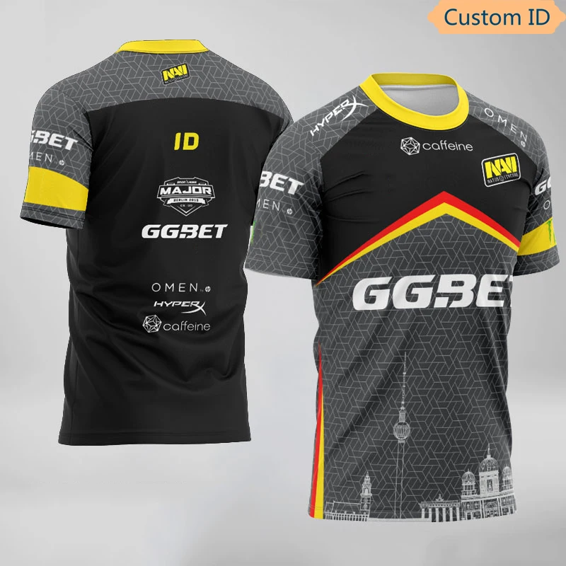

CSGO - Esports Athlete Jerseys, Team Navi Uniforms, Custom ID Gaming Fan Men's and Women's T-Shirts, Custom Name TOP