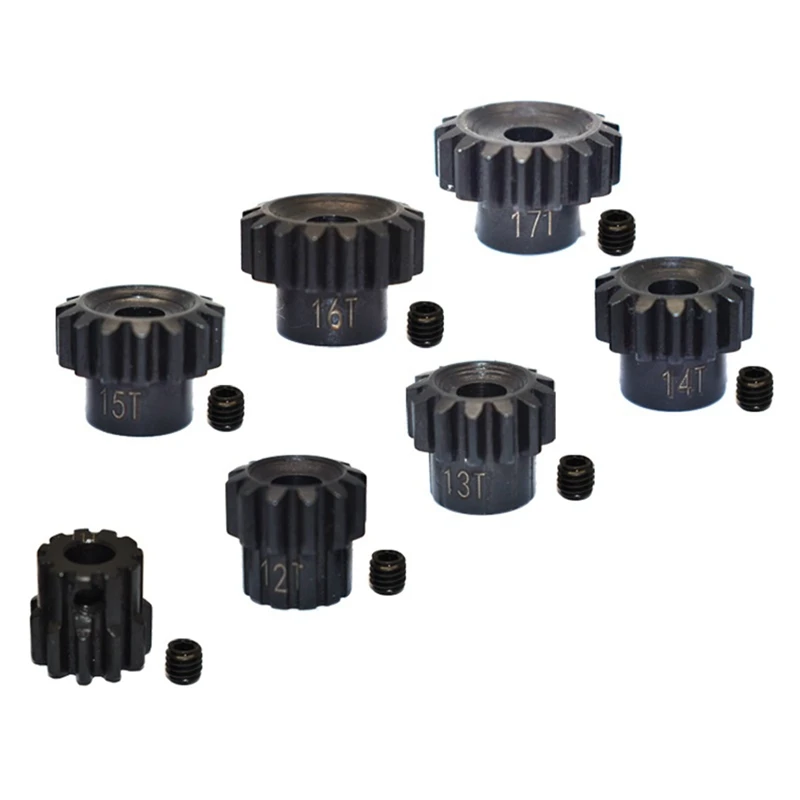 5 мм металлическая стальная шестерня двигателя для осевого SCX6 1/6 RC гусеничного