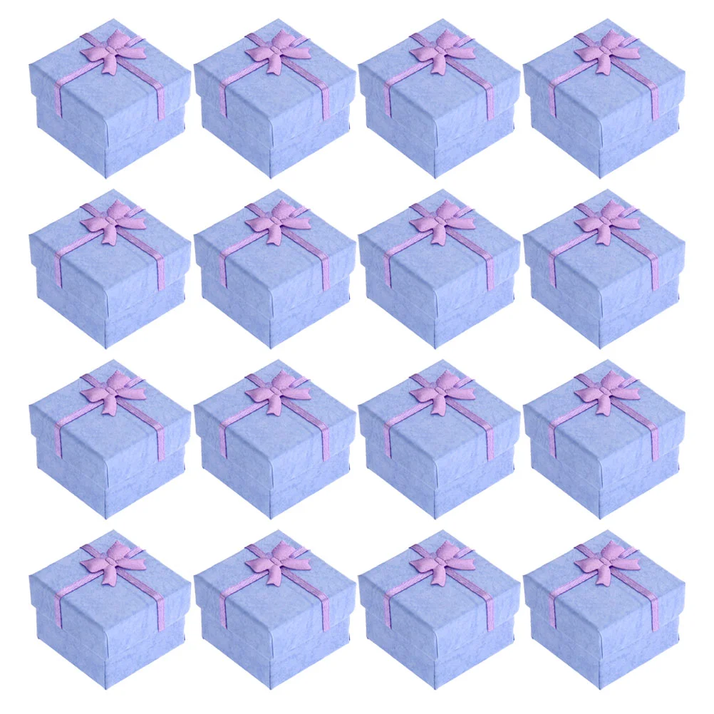 

24Pcs Jewelry Wrapping Boxes Ring Containers Jewelry Gift Packaging Boxes
