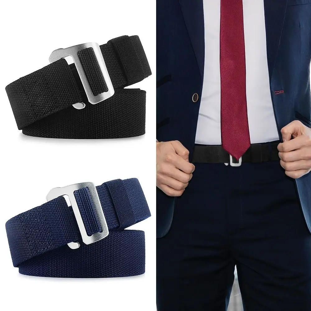 

Outdoor Vintage Luxury Brand Design Tactical Canvas Strap Weave Waist Band S Buckle Waistband Nylon Braided Belt