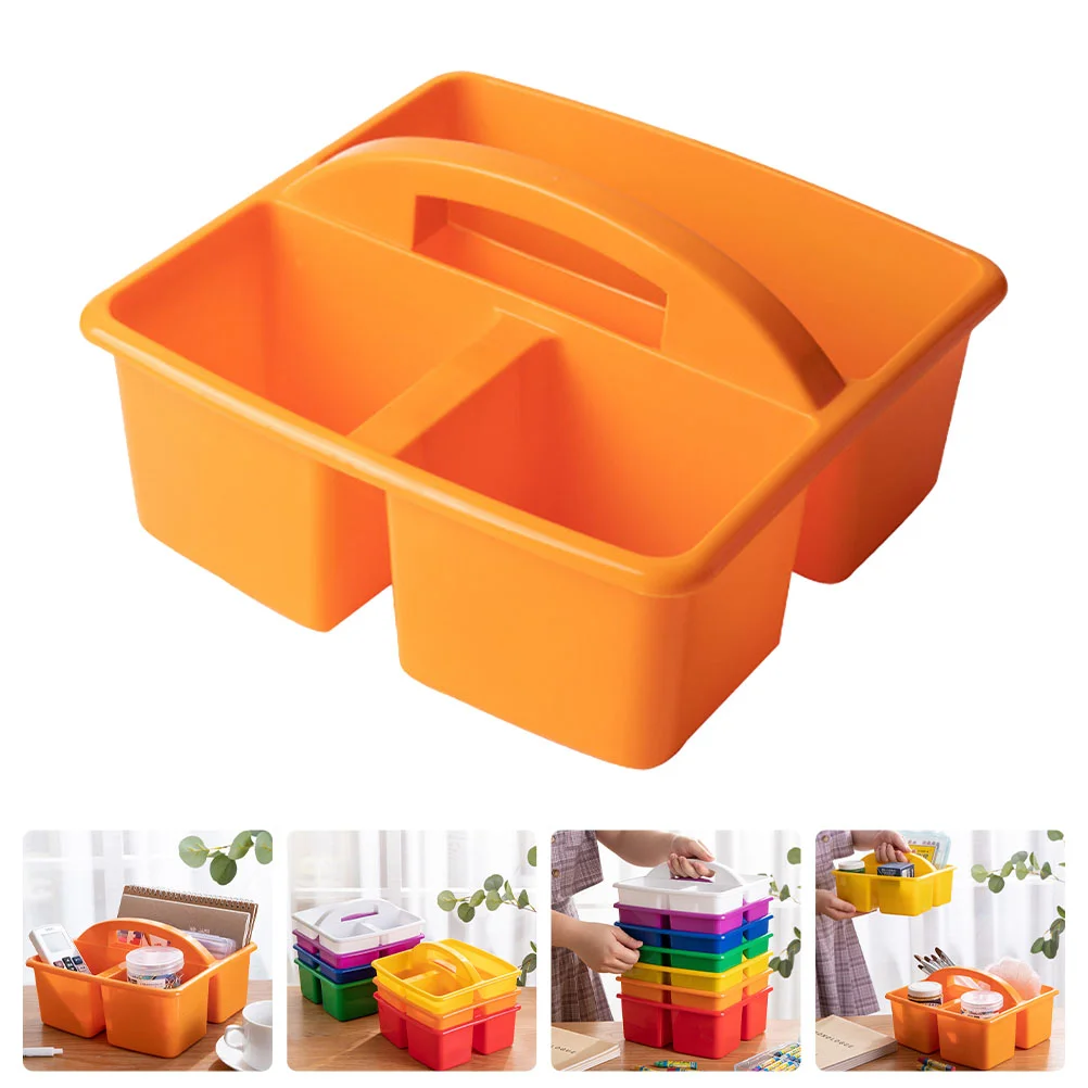 

Para Guardar Compartment Storage Basket Painting Portable Supply Colored Pen Holder Multi Compartments Office