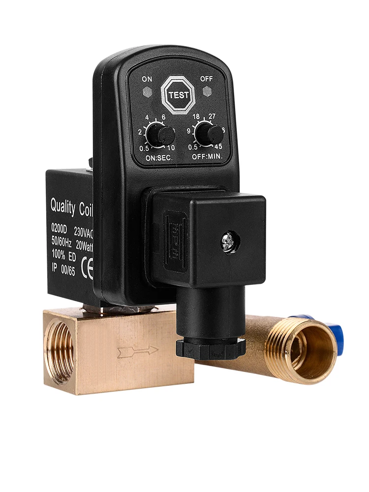 Электрический таймер DN15 автоматический водный клапан 1/2 дюйма электромагнитный