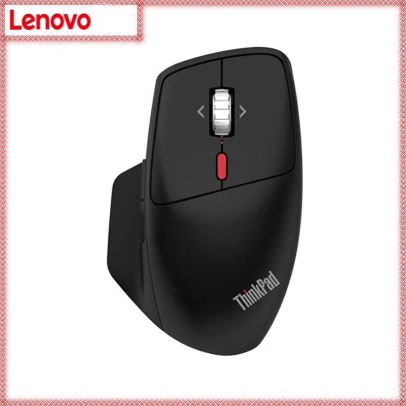 Lenovo ThinkPad Wireless Mouse 2.4G Bluetooth Office Multi-function Button Laser Engine Multi-speed Adjustment Black Recommend