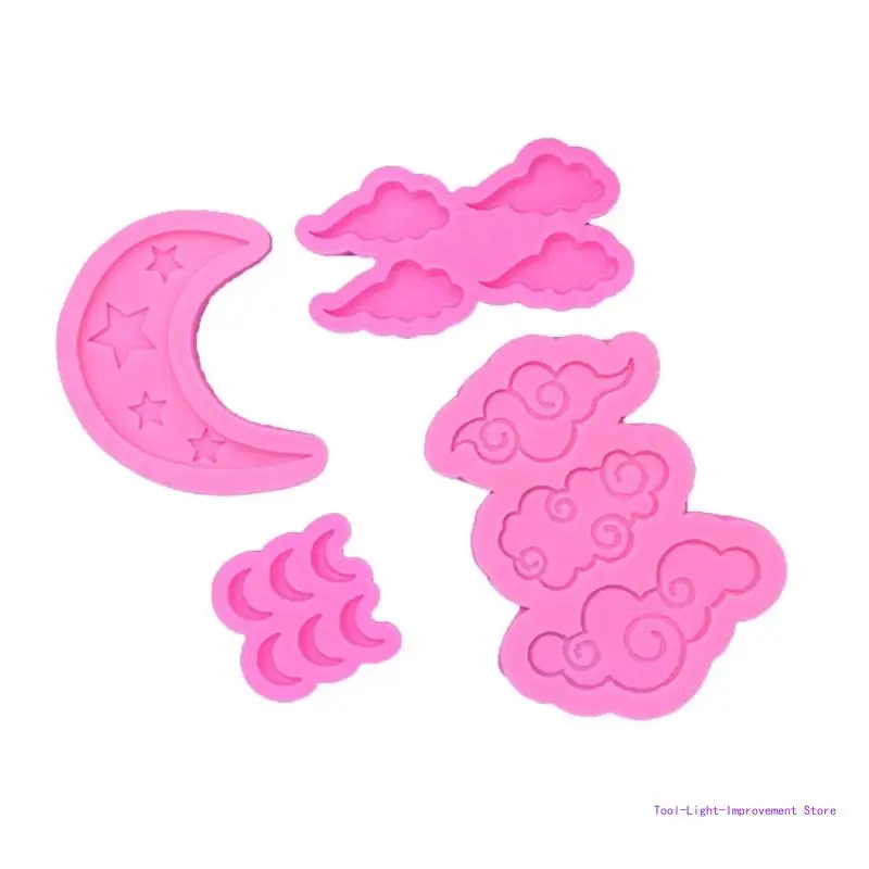 

Chocolate Moulds Moon/Cloud Shaped Baking Molds Fondant Moulds Cake Molds