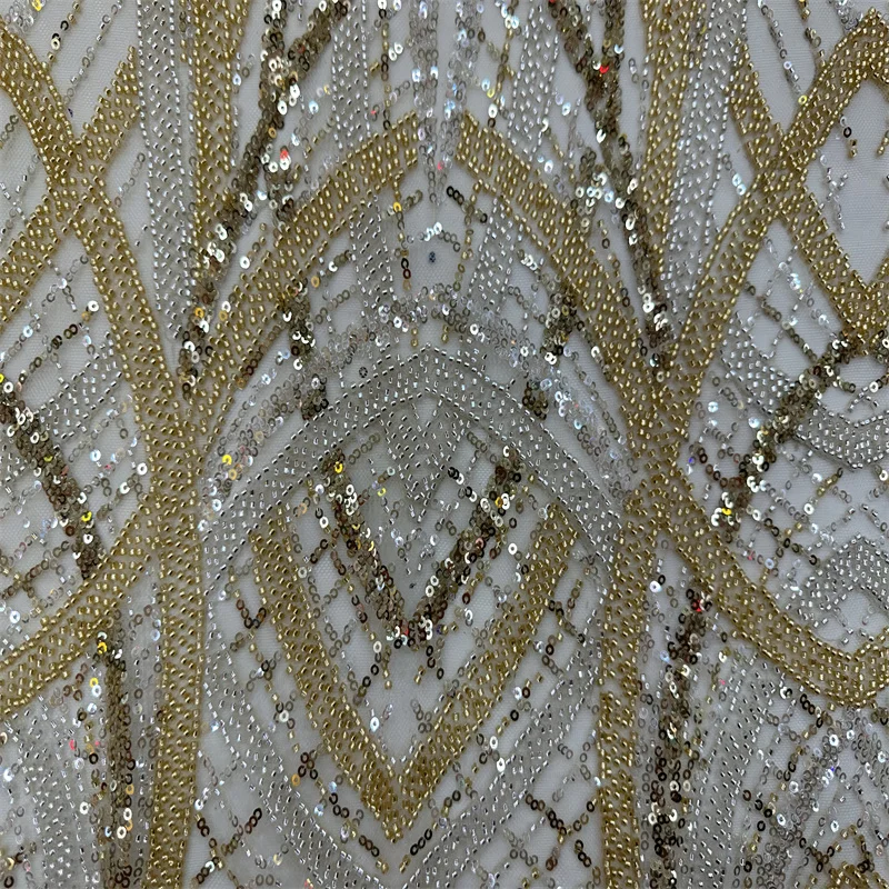 Роскошная африканская Тяжелая кружевная ткань 2023 высококачественные