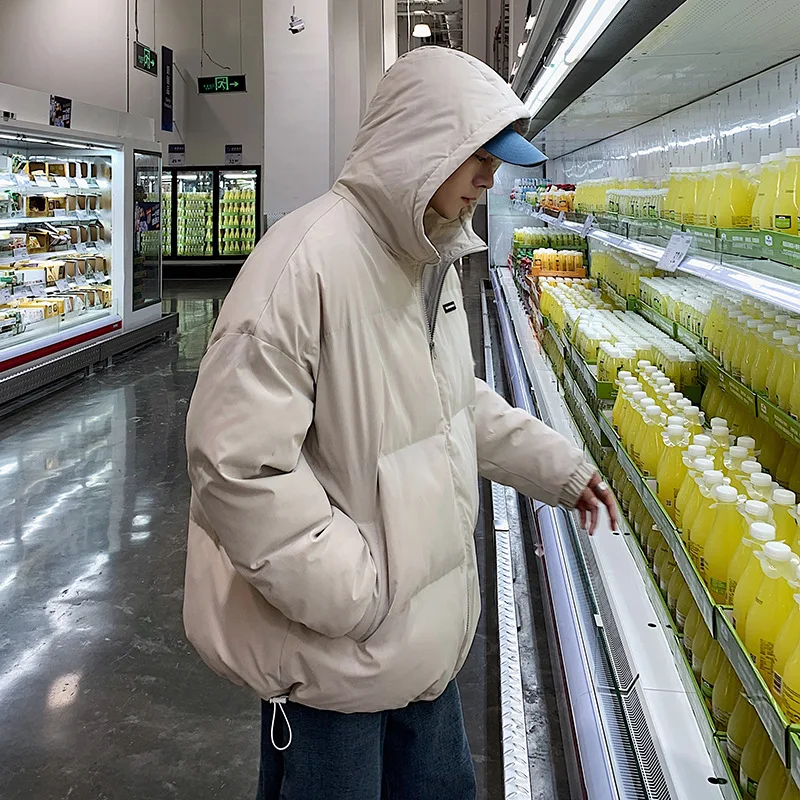 @YYDS Cotton Clothes Men's Tide Brand Coat Thickened Cotton Clothes Korean Version Trend Japanese Bread Clothes Loose Winter