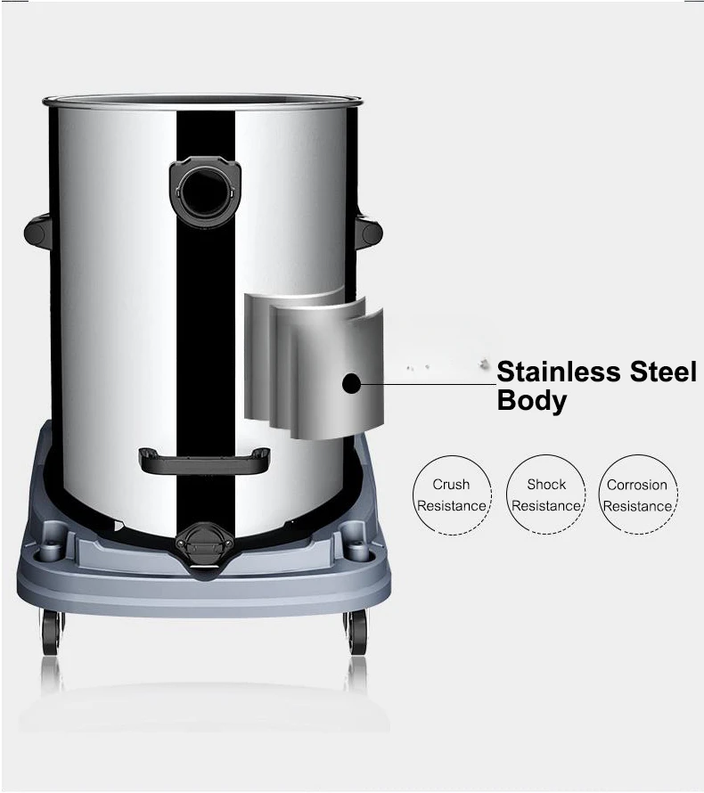 Пылесос промышленный для сухой и влажной уборки 3500 Вт