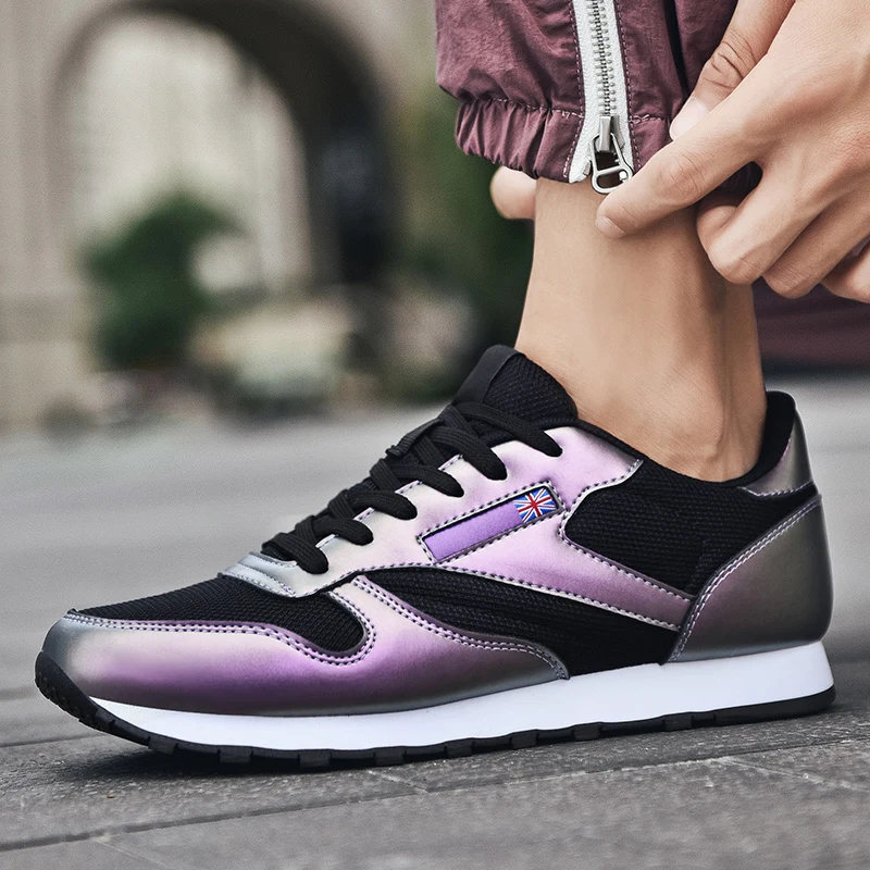 Retro Athletic Running Shoes Men Luxury Designer Trainers Platform Flats Men's Jogging Shoes Breathable Mesh Men Sports Sneakers