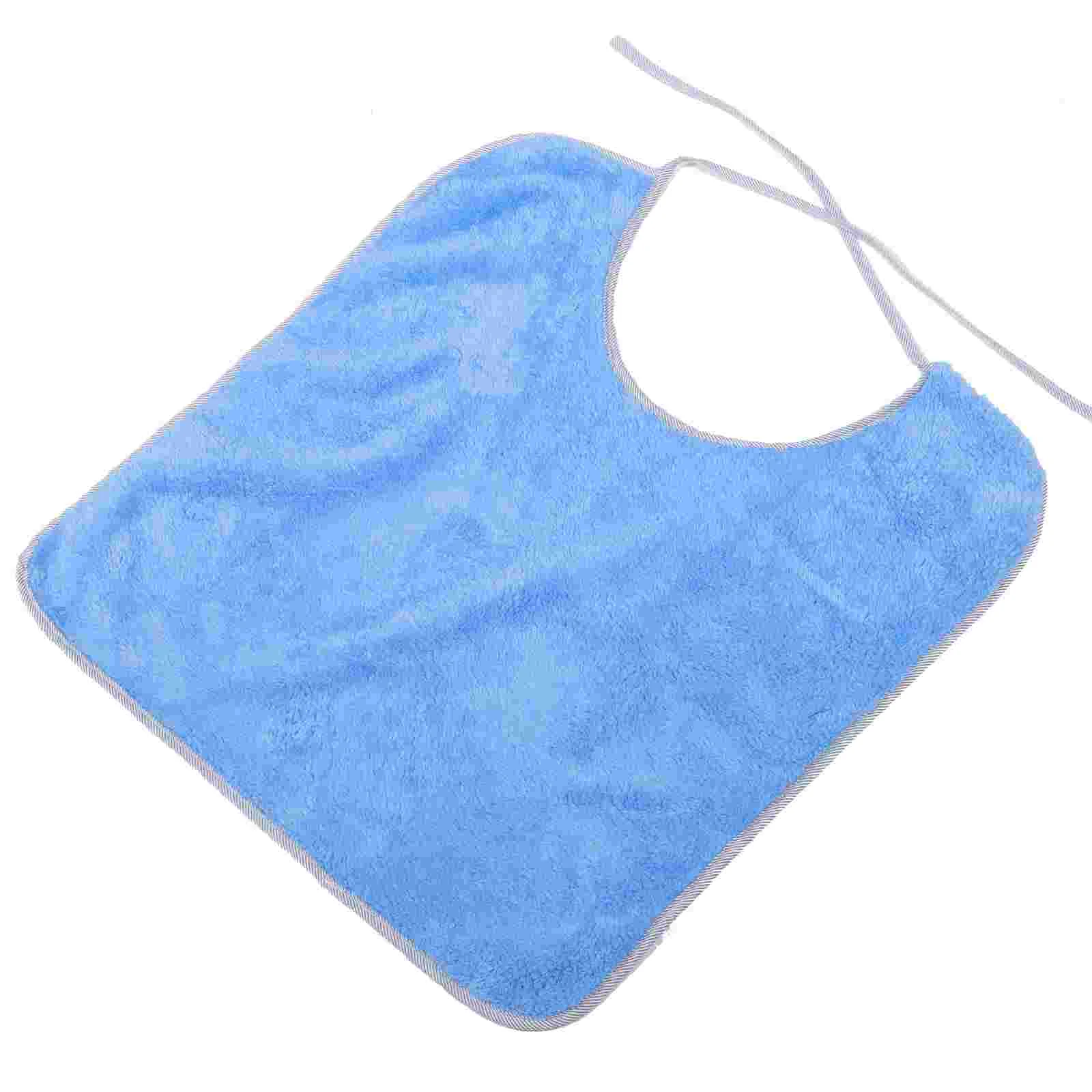 

3 Pcs Waterproof Bibs Adult Men Washable Practical Small Dinner Useful Polyester Large Elderly