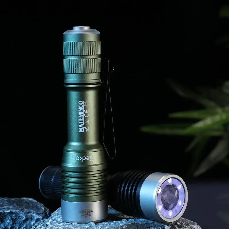Mateminco 780лм GECKO Мини-портативный УФ-детектор UVC, перезаряжаемый через USB-C, EDC LED-фонарик (art.: 3920dbfcd6309) - 3920dbfcd6309