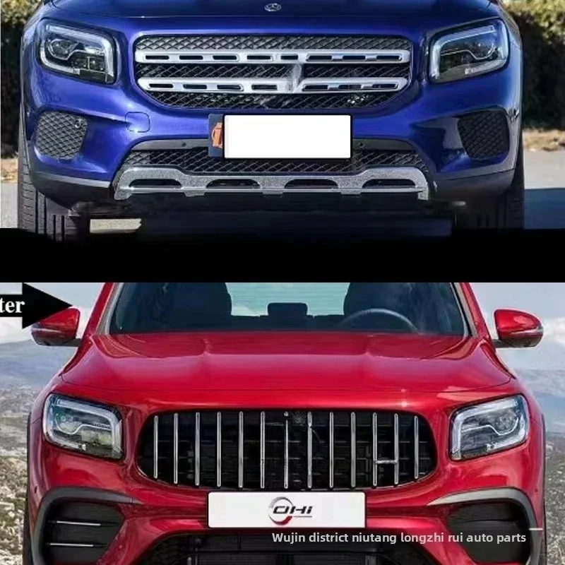 Фото Новый обвес Long Zhirui для Mercedes-Benz GLB X247 (2020-2024) с креплением на винтах, передний/задний бамперы, улучшенный дизайн! №3