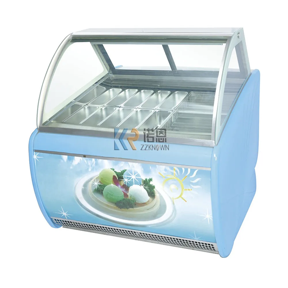 Итальянская морозильная камера для твердого мороженого витрина высокого