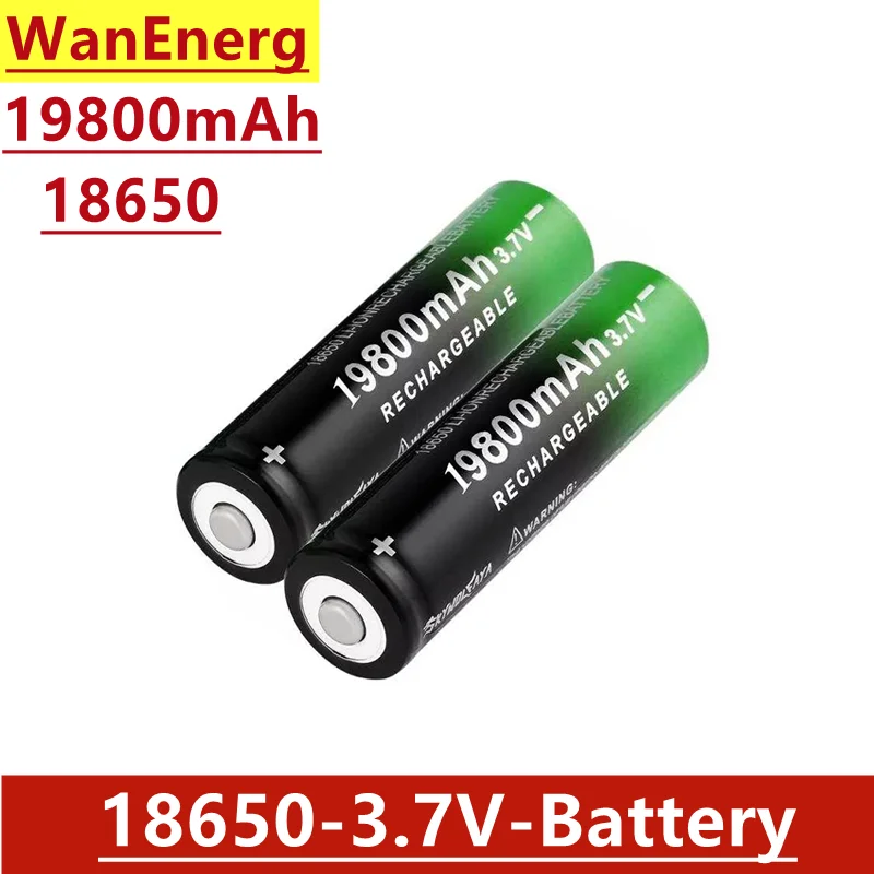 

New 18650 battery 3,7V 19800 mAh batera recargable de Li-Ion para linterna LED Caliente Nueva de Alta Calidad