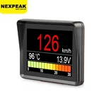 Автомобильный бортовой компьютер NEXPEAK A203 OBD2, цифровой измеритель скорости, расхода топлива, температуры, сканер OBD2