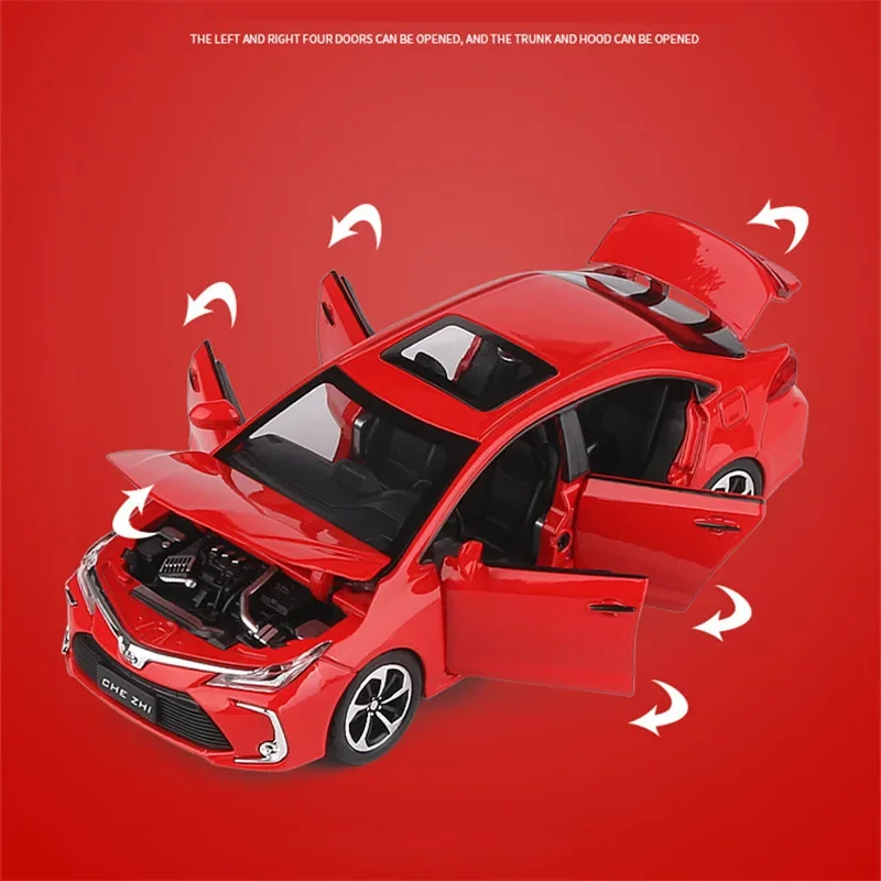 Модель автомобиля TOYOTA Corolla из сплава в масштабе 1:32 литой и игрушечный