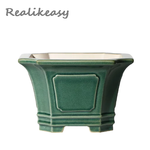 Новый цветочный горшок с фиолетовым песком ручной работы строительный бонсай из