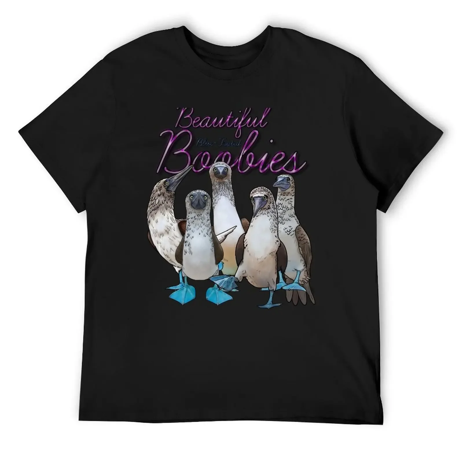 Красивые синие бобики! Футболка с таможенным дизайном ваших собственных