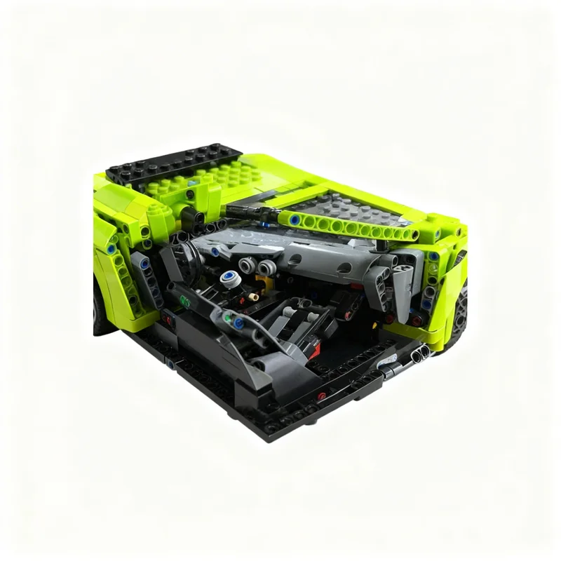 Фото 2578 деталей MOC Technical Expert Builder DMC DeLorean, модель из строительных блоков, коллекция для сборки, DIY, подарок на день рождения, для демонстрации, образовательный набор №2