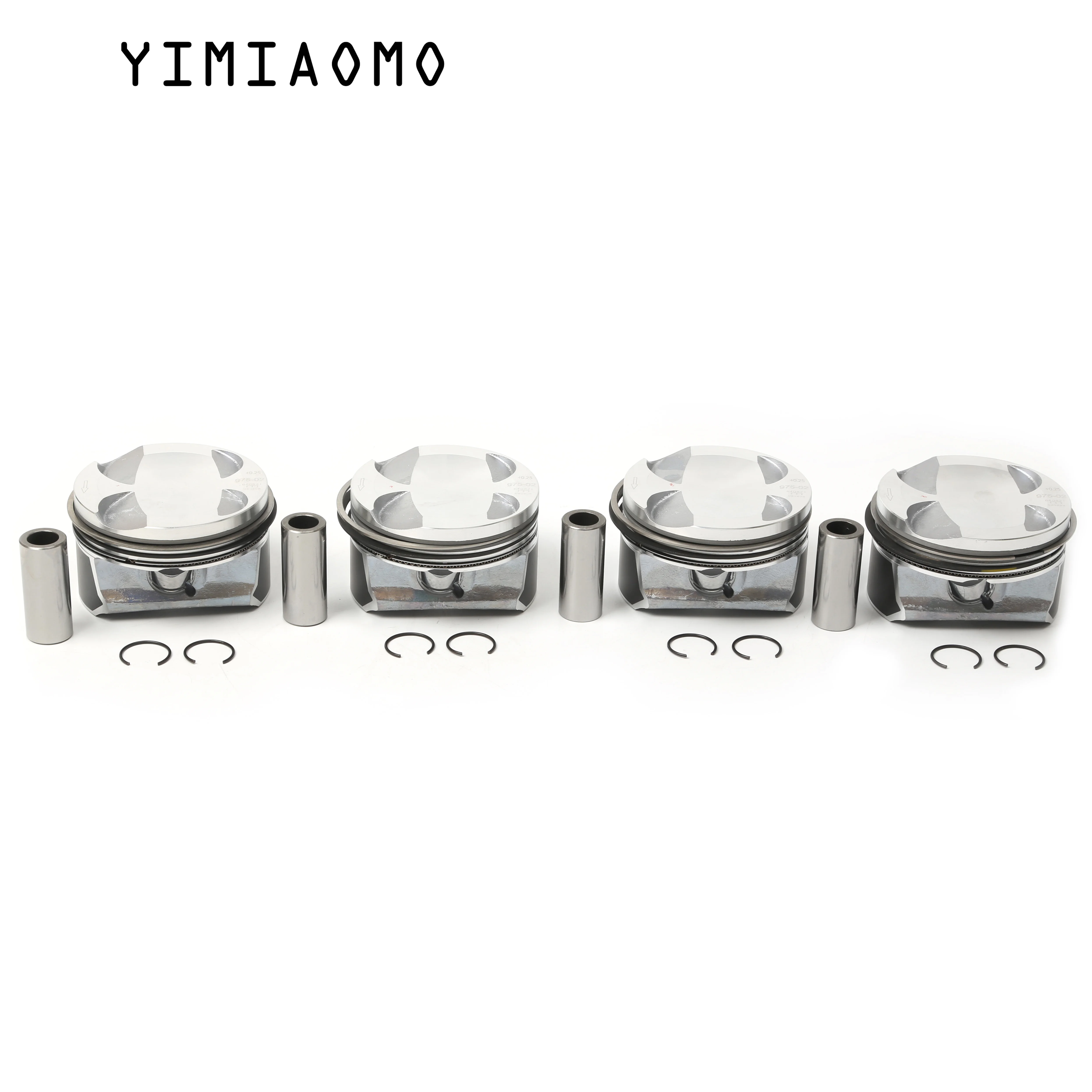 

11257567926 Pistons Assembly Oversized 0.25MM Kit For BMW F21 F30 SD4 MINI R56 Convertible R57 Peugeot 207 2007-2012 11257589348