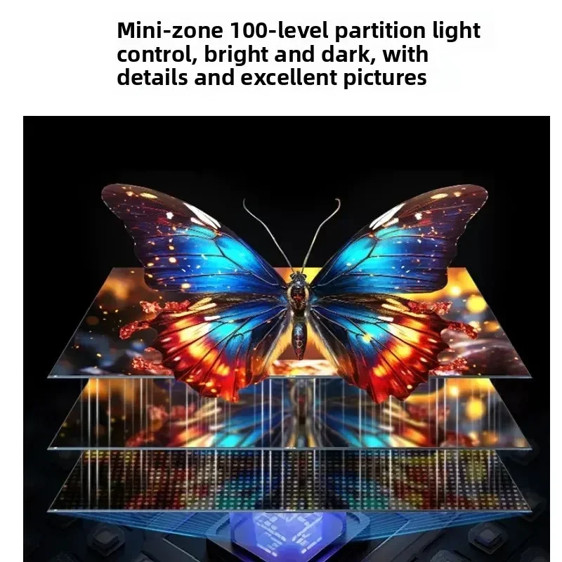 Фото LED-65 Новый ЖК-телевизор с поддержкой сети, умный цветной телевизор, взрывозащищенный, безрамочный, с большим экраном. №3