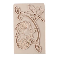 silicone chocolate mold rose shaped chocolate candy moulds baking gadgets non stick silicone material for kitchen baking