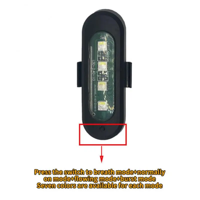 

Стробоскоп для велосипеда, 4 режима, 400 мА