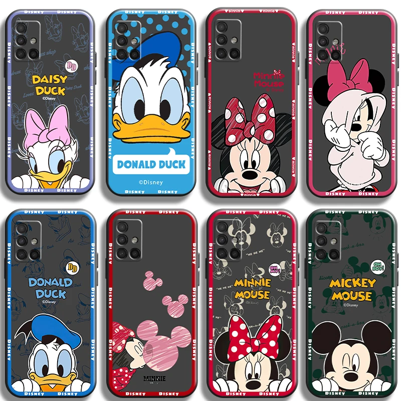 

Disney Mickey Cartoon Phone Cases For Samsung S20 FE S20 S8 Plus S9 Plus S10 S10E S10 Lite M11 M12 S21 Ultra Smartphone