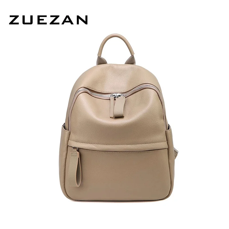 

Large, Roomy,Shoulder Bags, Women Genuine Leather Backpack, Female 100% Natural Cowhide School Bag, Girl Cross-body Bag, T143