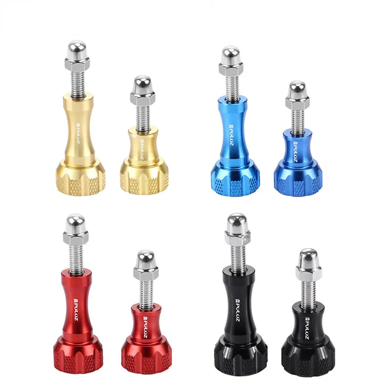 

Aluminum Thumb Knob Stainless Bolt Nut Screw Set for GoPro HERO 7 /6 /5 Long Rod Screw Aluminum Alloy Screw for GoPro HERO 9