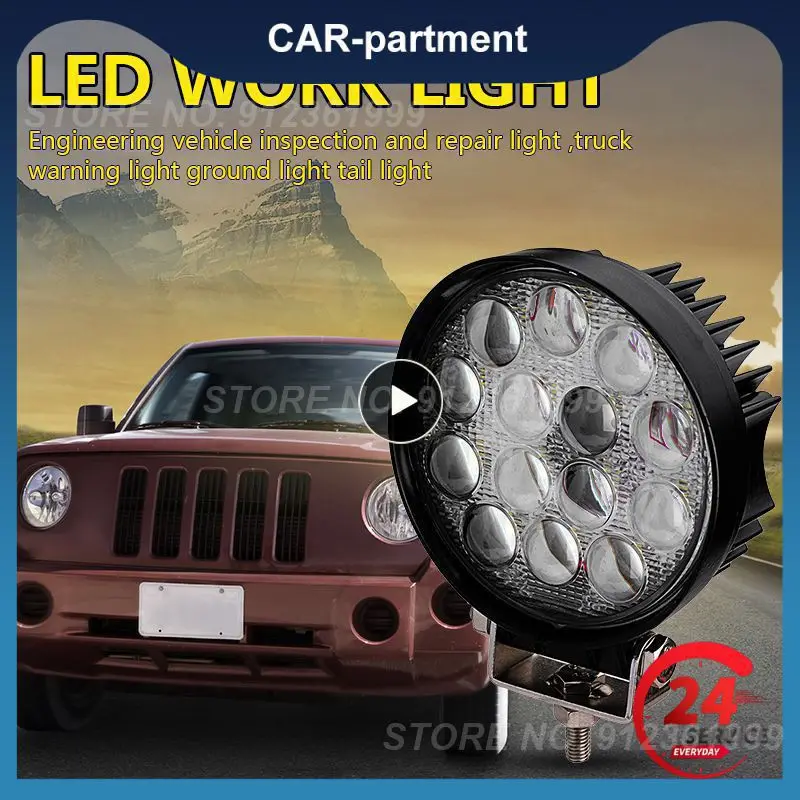 42 Вт, 4 дюйма, Φ для внедорожника, лодки, трактора, грузовика, 4x4, полноприводного автомобиля, внедорожника, квадроцикла, Φ Bar 12V 24V 6500K