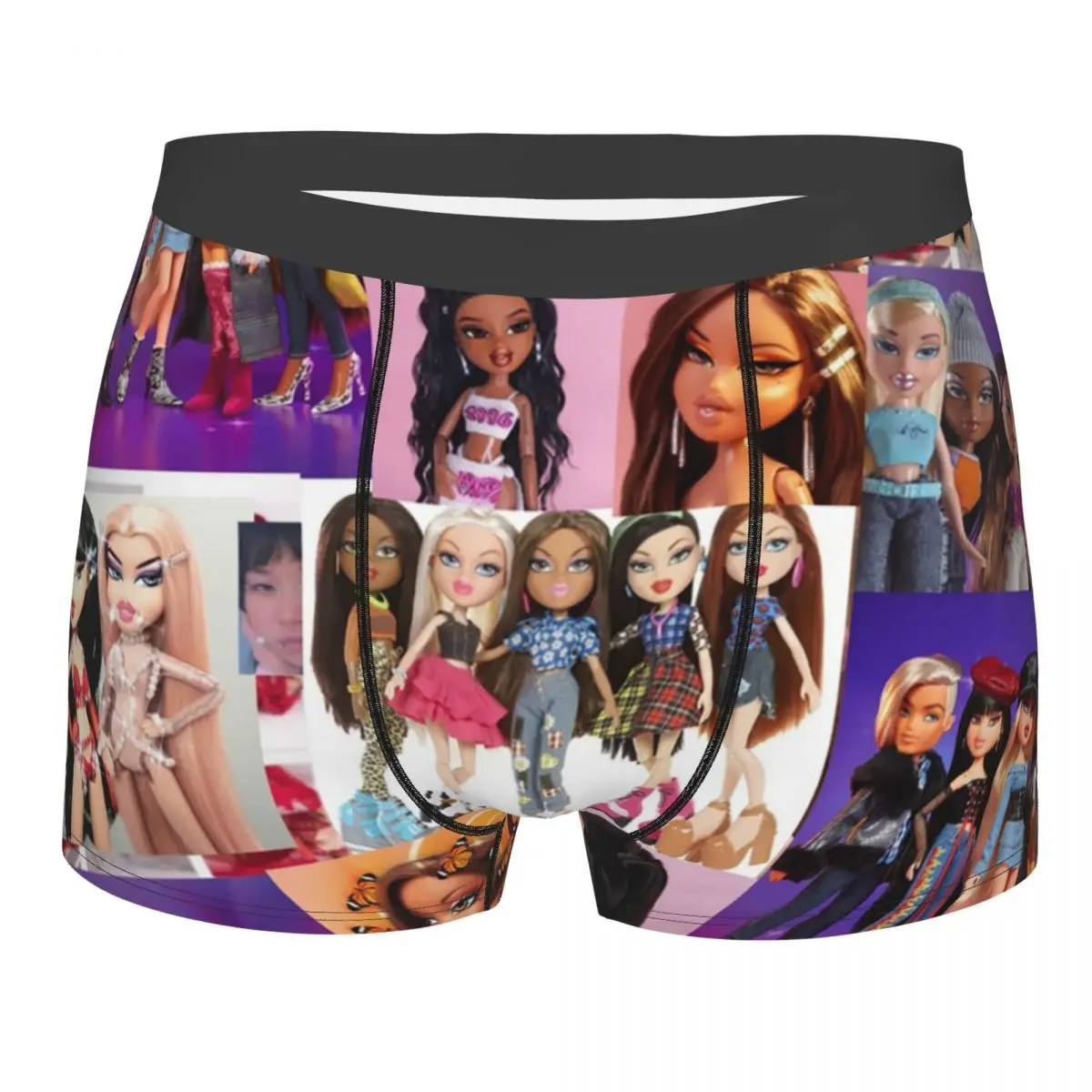 

Bratz Underwear Men Sexy Print Custom Cartoon Manga Anime Boxer Shorts Panties