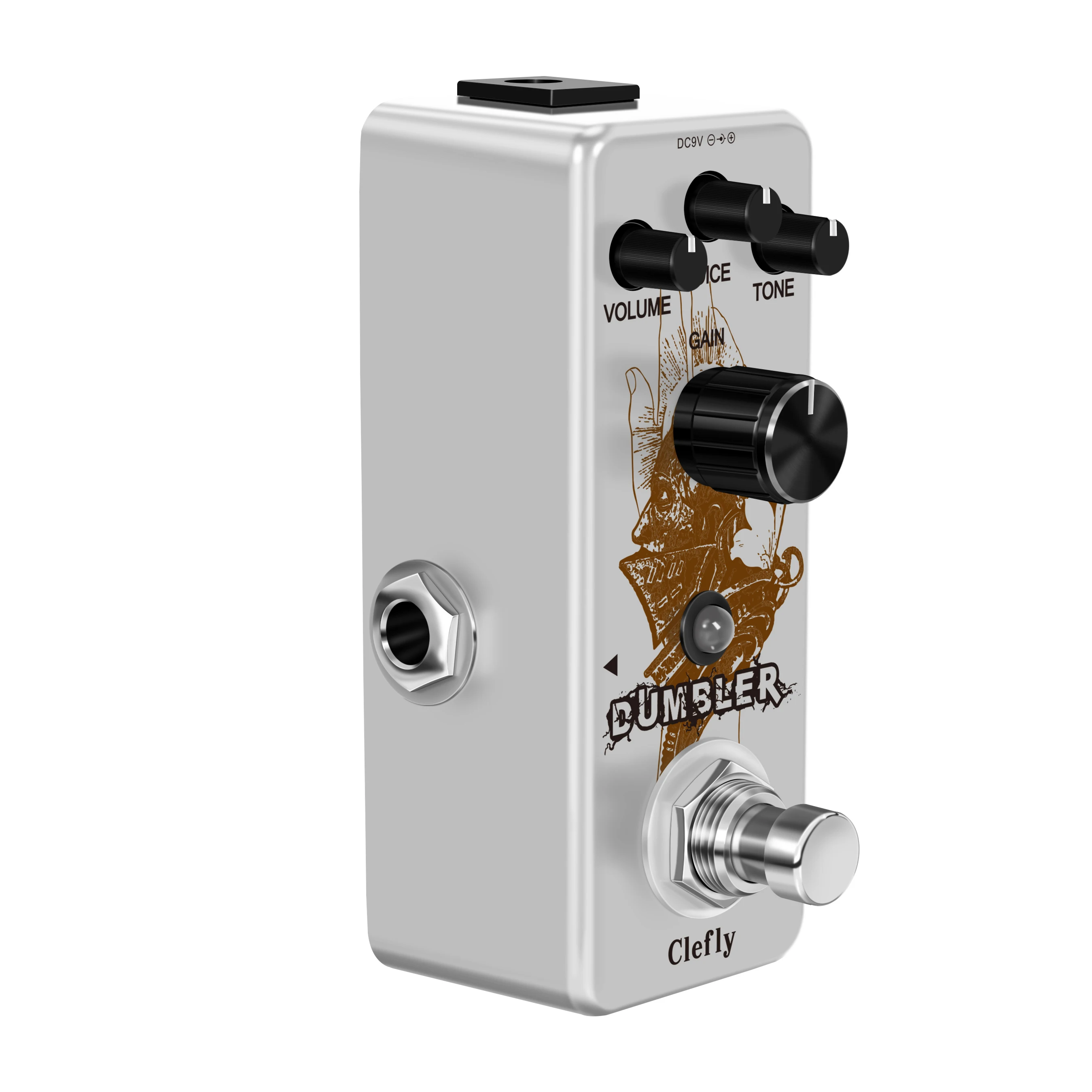 Clefly LEF-315 Guitar Dumbler Pedal Analog Dumbler Overdrive Pedals For Electric Guitar With Medium Distortion True Bypass