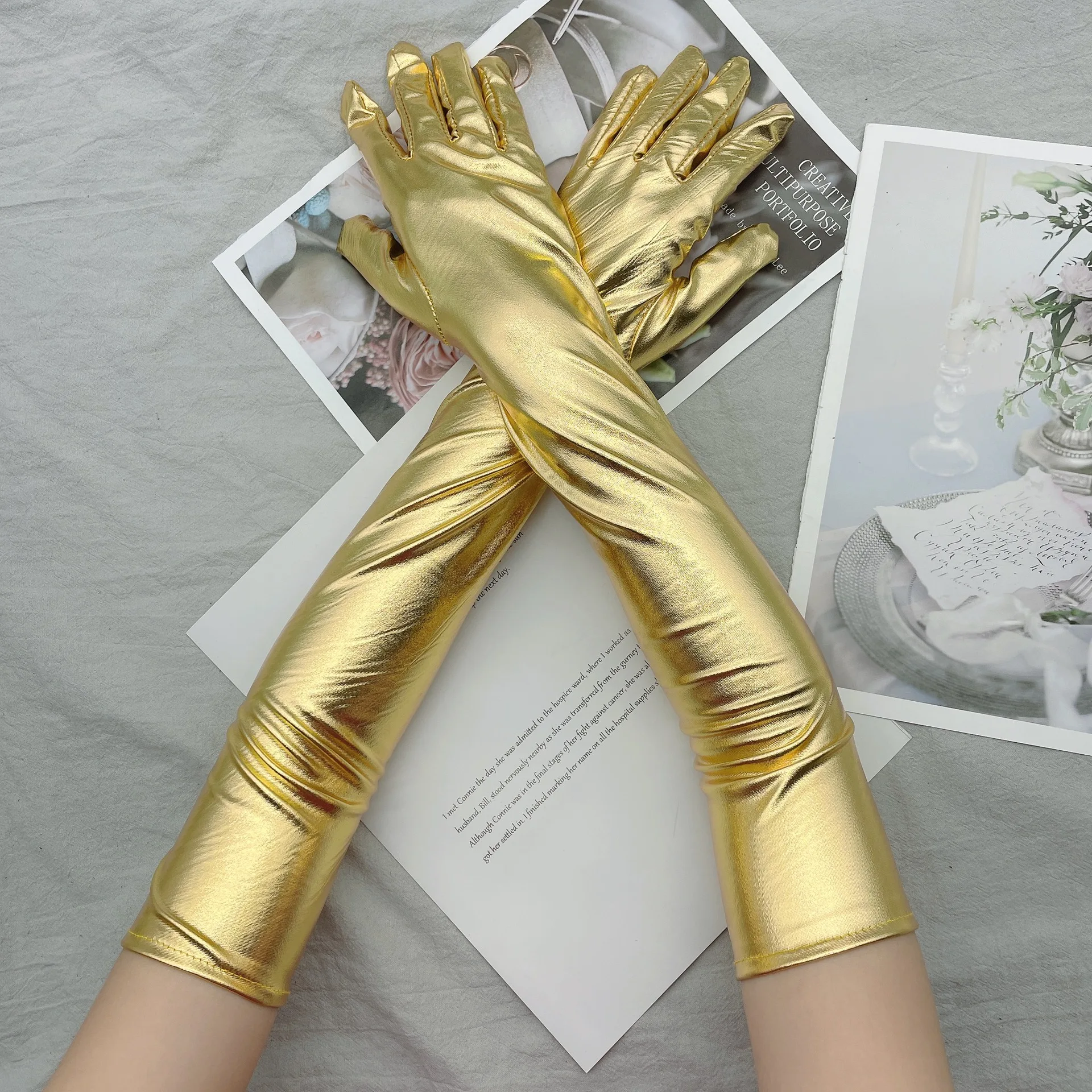 

Модные длинные прозрачные перчатки для танцев перчатки с закрытыми пальцами сетчатые Свадебные перчатки для невесты аксессуары для Хэллоуина