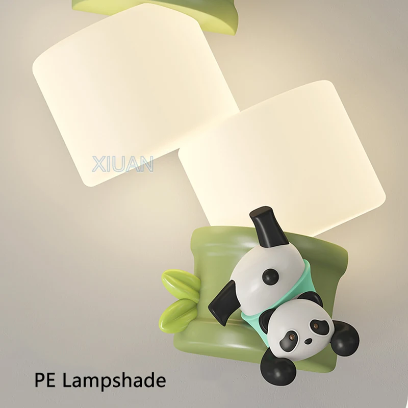 Настенные светильники с обезьянами кроликами пандой животными 220 В переменного