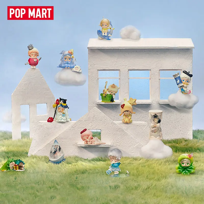 Фото POPMART Inosoul Rainy Reveries Series: Модные коллекционные фигурки-сюрпризы (Blind Box), кавайные украшения, декор для дома и рабочего стола, подарок №4