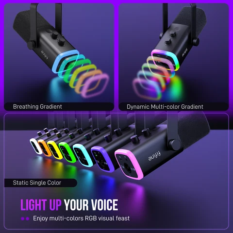 Микрофон FIFINE Game-AM8 USB/XLR для записи и стриминга — изображение продукта