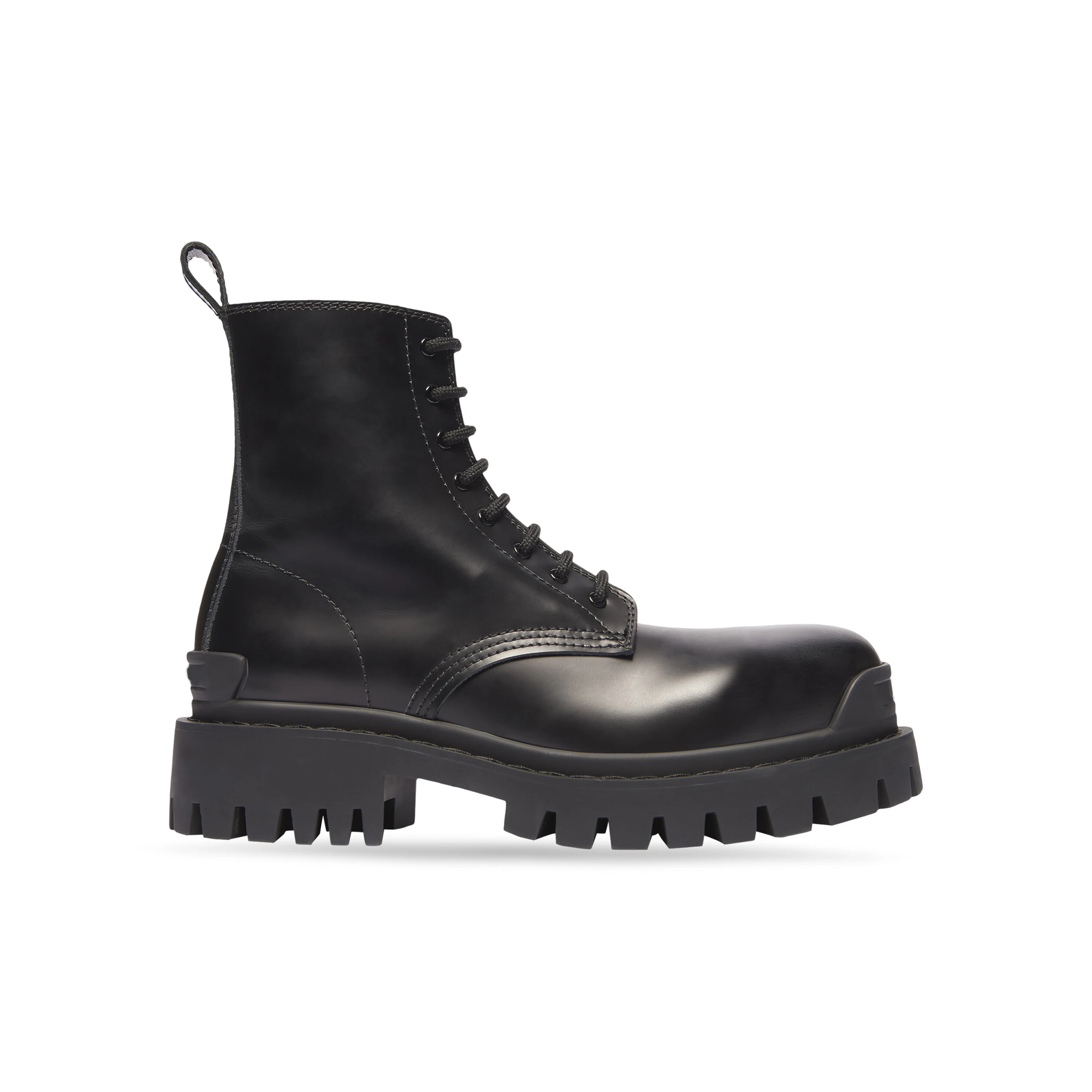 

NIGO Men's Black Matte Cowhide Lace Up Boots Shoes #nigo52141