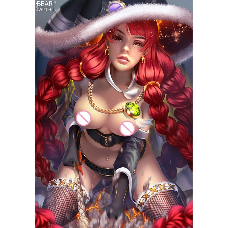 

Custom Print Anime Erin Nude Sexy Girl Art Posters HD Wall Art Canvas Painting for Living Room Home Decor Picture