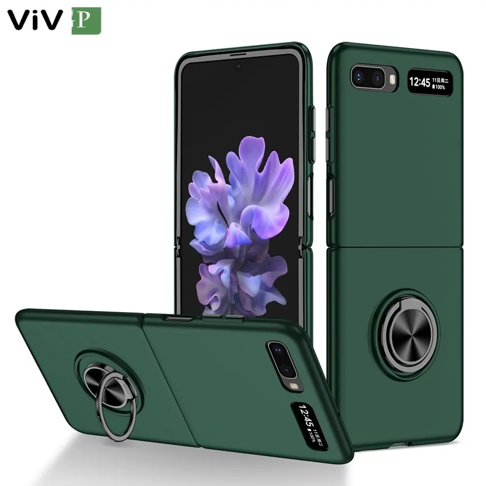 

Magnetic Ring Stand Holder Phone Cover For Samsung Galaxy Z Flip 4 1 2 Flip 3 Fold 2 3 4 Luxury Protection Armor Shockproof Case