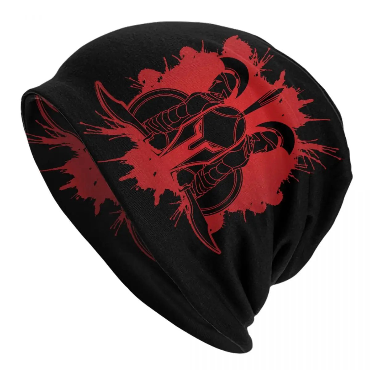 

Spartan Warrior Sparta Skullies Beanies Caps Unisex Winter Warm Knitting Hat Women Men Street Adult Bonnet Hats Outdoor Ski Cap