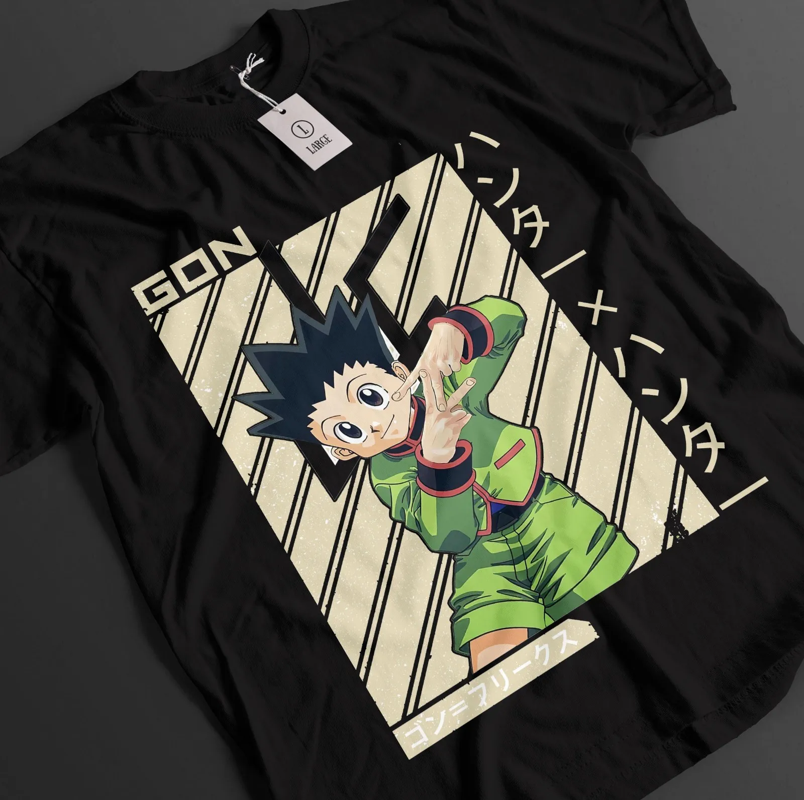 Фото Футболка Hunter x Hunter с Гоном Фриксом, футболка с Килуа, топ HxH, футболка с Хисокой, унисекс, аниме. №1
