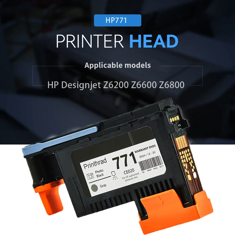 Печатающая головка HP771 печатающая для принтера HP Designjet Z6200 Z6600 Z6800 CE017A CE018A CE019A CE020A