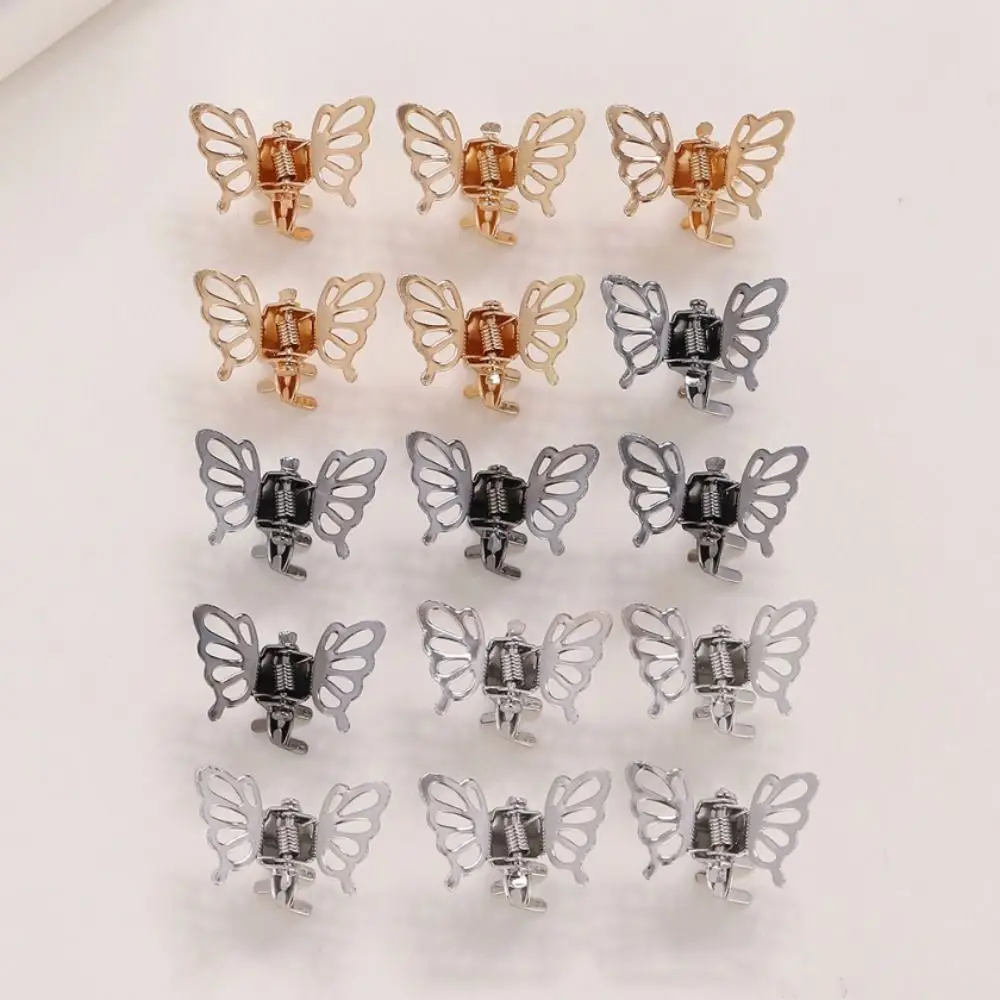 

2~5pcs/set Silver Dreadlock Beads Decoration Golden Alloy Dread Tube Butterfly Hair Accessories Girls