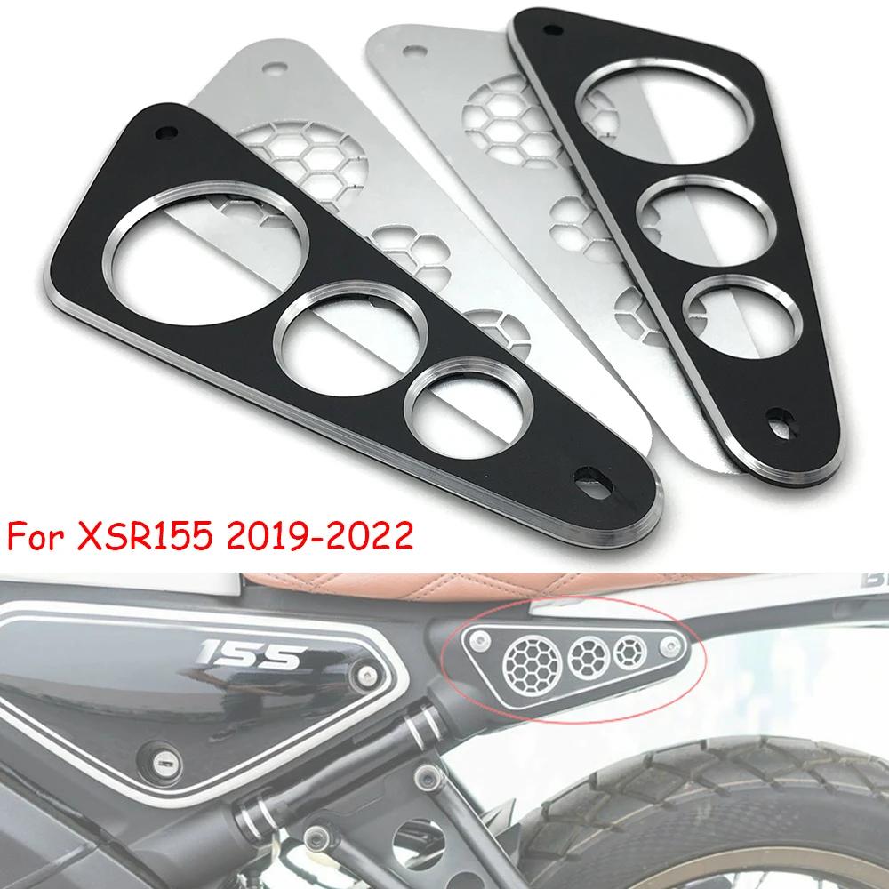 

Motorcycle CNC Rear Panel Guards Frame Cover Plate Protector Anti-Scratch Pad For Yamaha XSR155 XSR 155 2019-2022