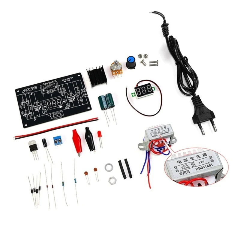 Регулируемый блок питания печатная плата электроника DIY LM317 модуль регулятора