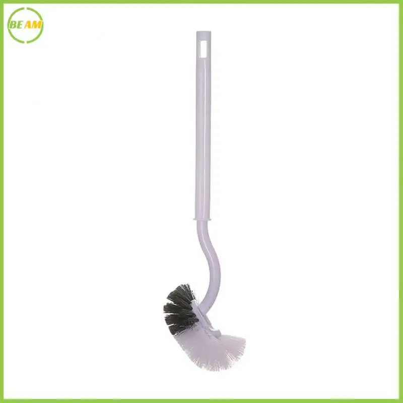 

Bathroom Wall Hanging S-type Toilet Curve Brush Bent Head Corner Gap Brush Soft Hair Household Items Cleaning Tools Accessories