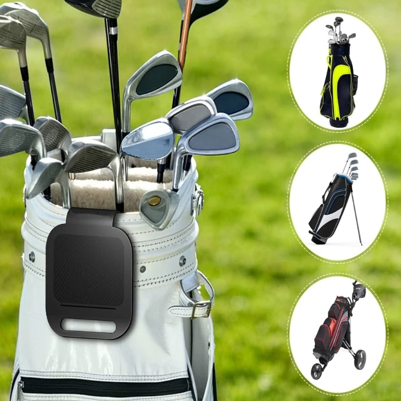 

Golf Bag Magnetic Clip Metal Landing Pads Magnetic Rangefinder Strap Metal Bag Clips Holder Gifts For Golfs Lover