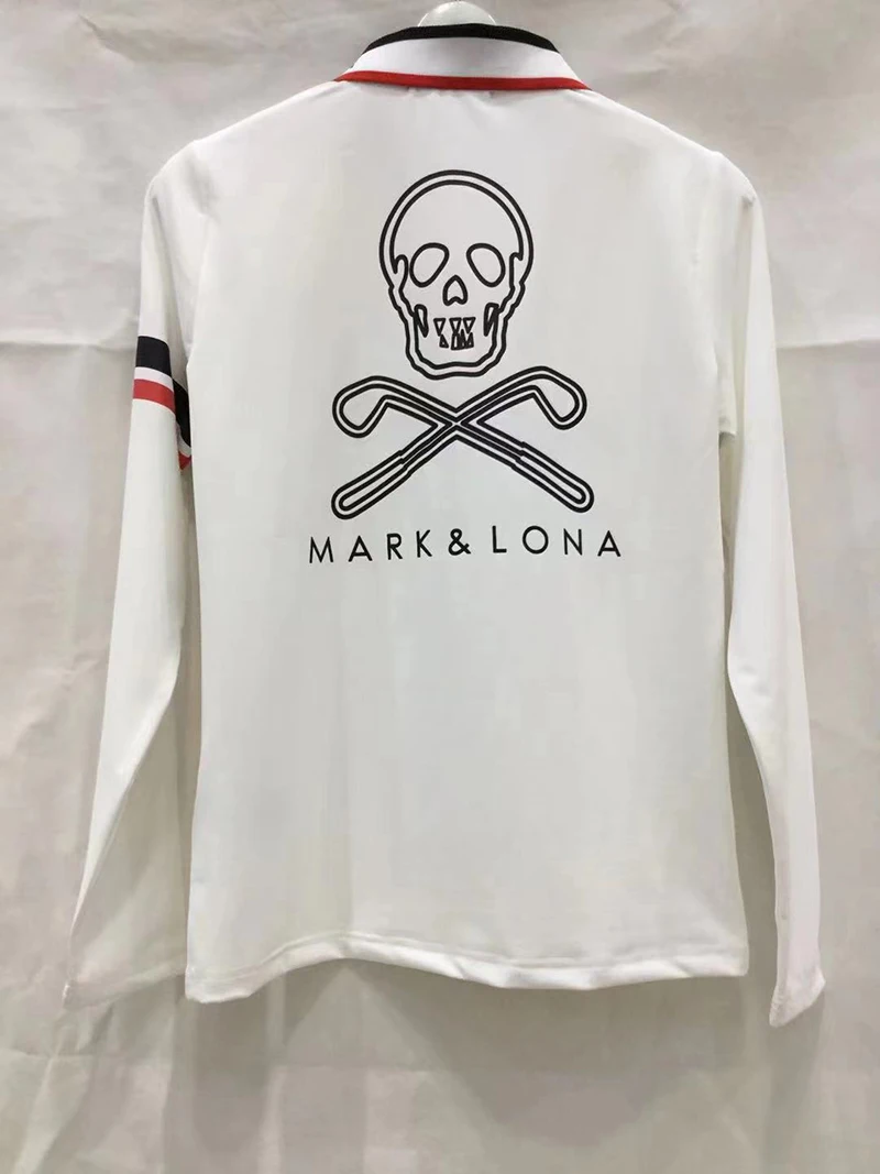 

Новинка Осень-зима 2022, Marklona, футболка с длинными рукавами для гольфа, Женский Топ, быстросохнущая Спортивная футболка-поло, рубашка для пары ...